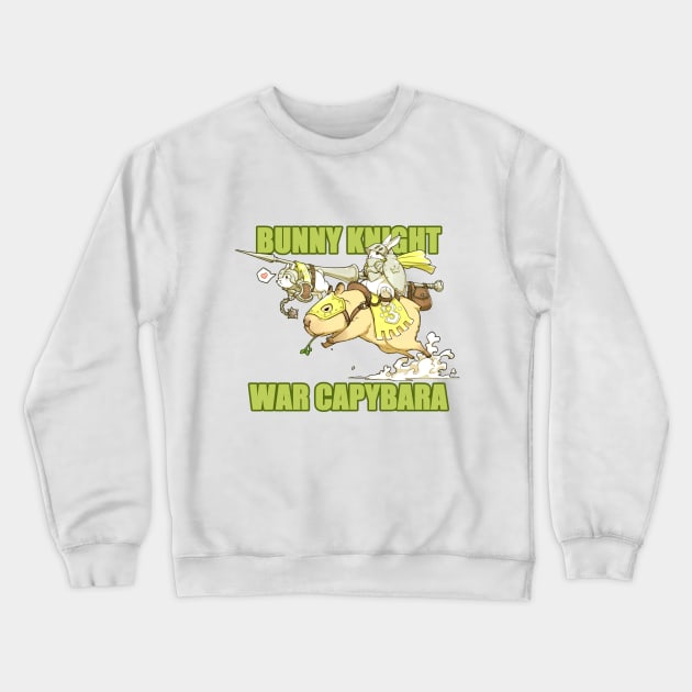 Bunny Knight Crewneck Sweatshirt by Pan_Ren_Wei